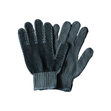 7g Knitted T/C Liner Work Glove with PVC Dotted